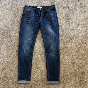 KanCan Dark Indigo Boyfriend Jeans